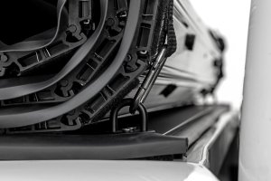 GMC Sierra 1500 Hard Roll Up Bed Cover - Rough Country - Sleek Flush, Low-Profile Design - Matte Black - '07-'13